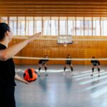 kobiety grające w siatkówkę